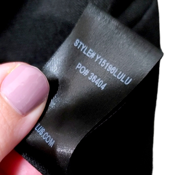 Lulu's Norma Black Cross Strap Skater Mini Dress Women's Size Medium M - Picture 12 of 13